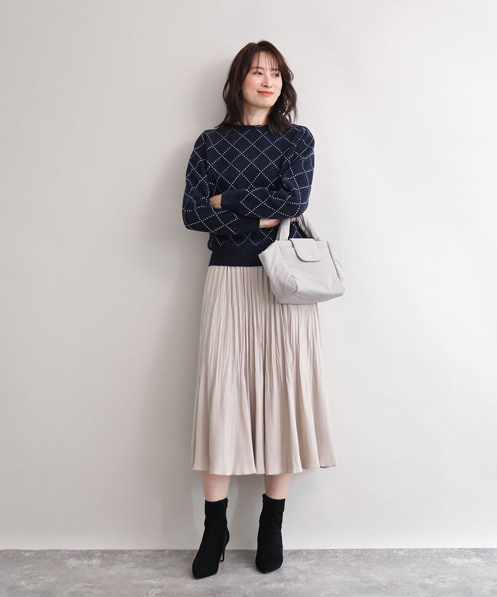 BJCJD69130 MK MICHEL KLEIN BAG(MK ミッシェルクラン バッグ) [WEB限定/軽量/2WAY]ポケットアクセント台形コンパクトトート イエロー