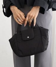 BJCJD69130 MK MICHEL KLEIN BAG(MK ミッシェルクラン バッグ) [WEB限定/軽量/2WAY]ポケットアクセント台形コンパクトトート イエロー