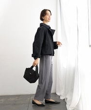 BJCJD69130 MK MICHEL KLEIN BAG(MK ミッシェルクラン バッグ) [WEB限定/軽量/2WAY]ポケットアクセント台形コンパクトトート イエロー