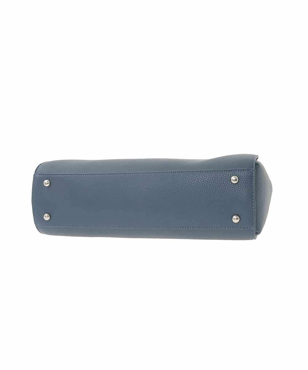 BKBGD02180 MK MICHEL KLEIN BAG(MK ミッシェルクラン バッグ) [2WAY/A4収納可]合成皮革ポイントデザイントートバッグ ネイビー