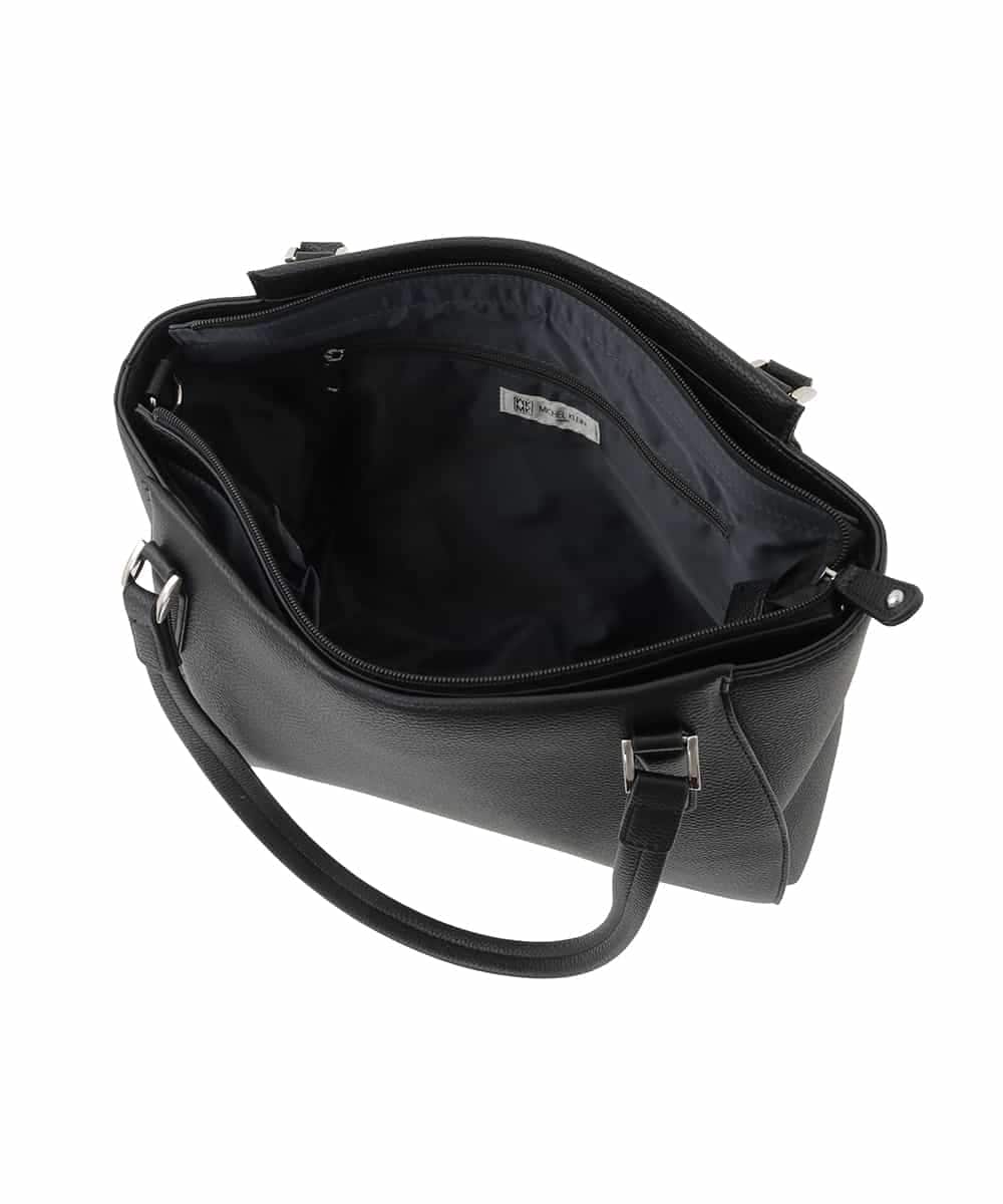 BKBGD02180 MK MICHEL KLEIN BAG(MK ミッシェルクラン バッグ) [2WAY/A4収納可]合成皮革ポイントデザイントートバッグ ネイビー
