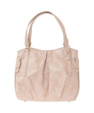 BKBGD26160 MK MICHEL KLEIN BAG(MK ミッシェルクラン バッグ) [2WAY]合成皮革タックデザイントートバッグ ホワイトベージュ