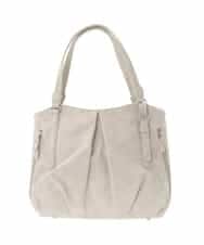 BKBGD26160 MK MICHEL KLEIN BAG(MK ミッシェルクラン バッグ) [2WAY]合成皮革タックデザイントートバッグ ホワイトベージュ
