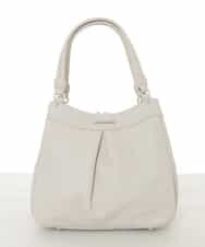 BKCAD07160 MK MICHEL KLEIN BAG(MK ミッシェルクラン バッグ) [2WAY]合成皮革タックデザインバッグ グレー