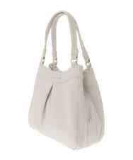 BKCAD07160 MK MICHEL KLEIN BAG(MK ミッシェルクラン バッグ) [2WAY]合成皮革タックデザインバッグ グレー