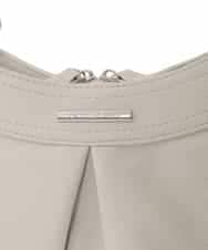 BKCAD07160 MK MICHEL KLEIN BAG(MK ミッシェルクラン バッグ) [2WAY]合成皮革タックデザインバッグ グレー