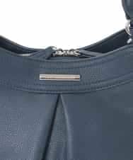 BKCAD07160 MK MICHEL KLEIN BAG(MK ミッシェルクラン バッグ) [2WAY]合成皮革タックデザインバッグ グレー