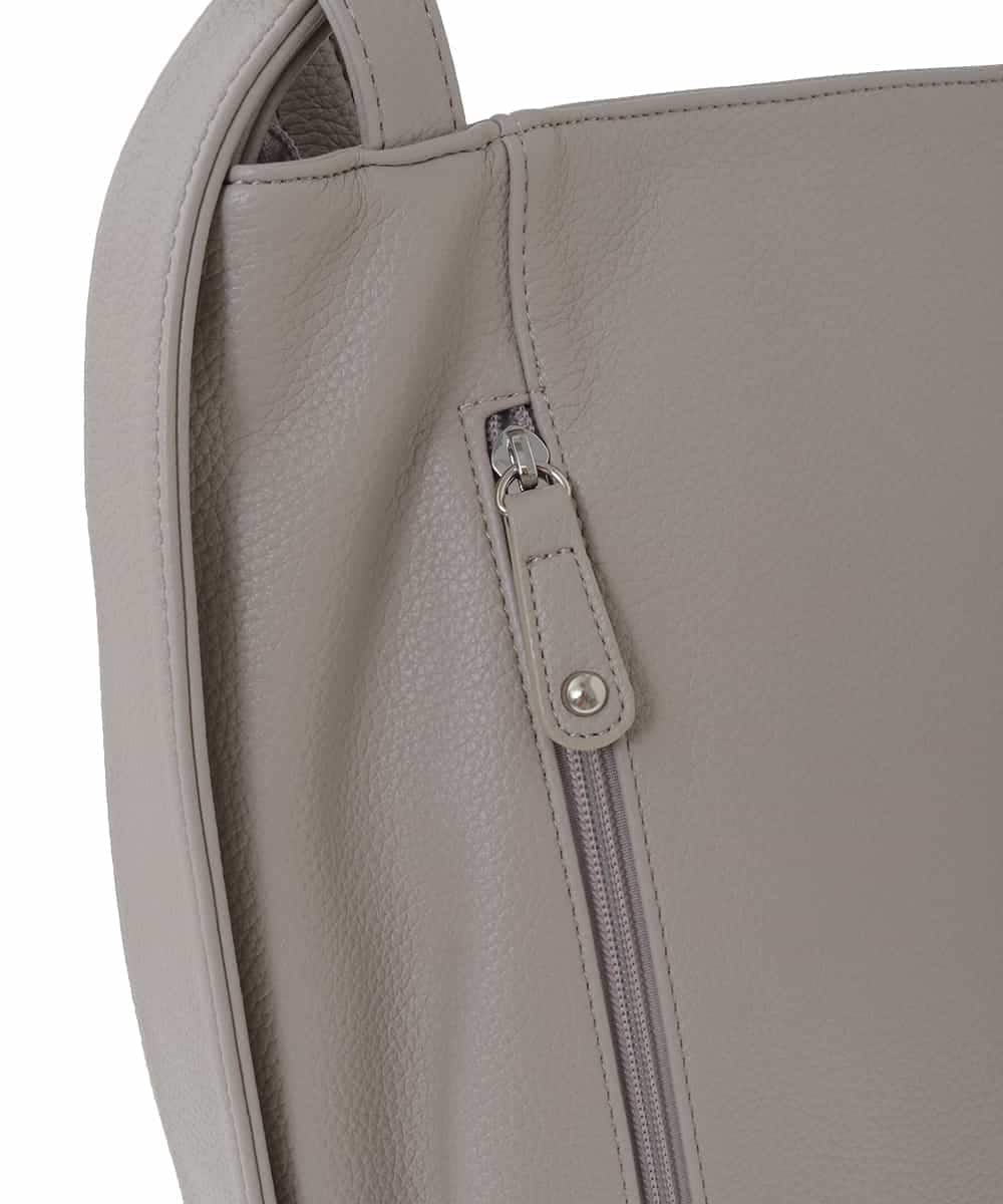 BKCAD26165 MK MICHEL KLEIN BAG(MK ミッシェルクラン バッグ) [2WAY]パンチングデザイン変形トートバッグ ライトグレー