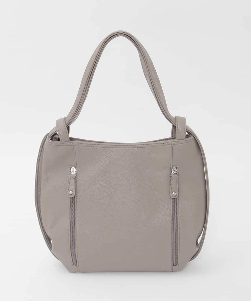 BKCAG28160 MK MICHEL KLEIN BAG(MK ミッシェルクラン バッグ) [2WAY]パンチングデザイン変形コンパクトバッグ ベージュ