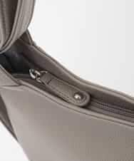 BKCAG28160 MK MICHEL KLEIN BAG(MK ミッシェルクラン バッグ) [2WAY]パンチングデザイン変形コンパクトバッグ ベージュ