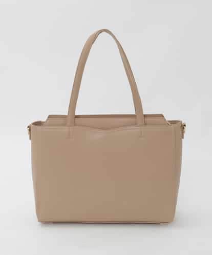 BPBAG13170 MK MICHEL KLEIN BAG [A4収納/2WAY]ステップパネルスクエアトートバッグ
