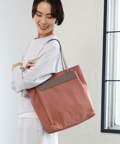 BPBAG21170 MK MICHEL KLEIN BAG [A4収納可]異素材ジョイントスクエアトートバッグ