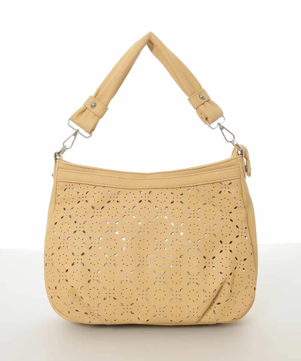 BPCGD30150 MK MICHEL KLEIN BAG(MK ミッシェルクラン バッグ) [2WAY]パンチングレイヤーデザインバッグ イエロー