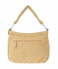 BPCGD30150 MK MICHEL KLEIN BAG(MK ミッシェルクラン バッグ) [2WAY]パンチングレイヤーデザインバッグ イエロー