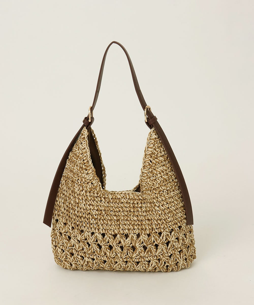 BPCGD51150 MK MICHEL KLEIN BAG(MK ミッシェルクラン バッグ) ワンハンドルメッシュペーパーバッグ ベージュ