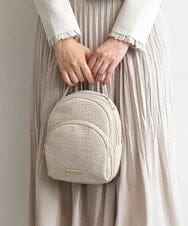 BPCLD94150 MK MICHEL KLEIN BAG(MK ミッシェルクラン バッグ) [3WAY/軽量]合成皮革ミニマムリュック アイボリー