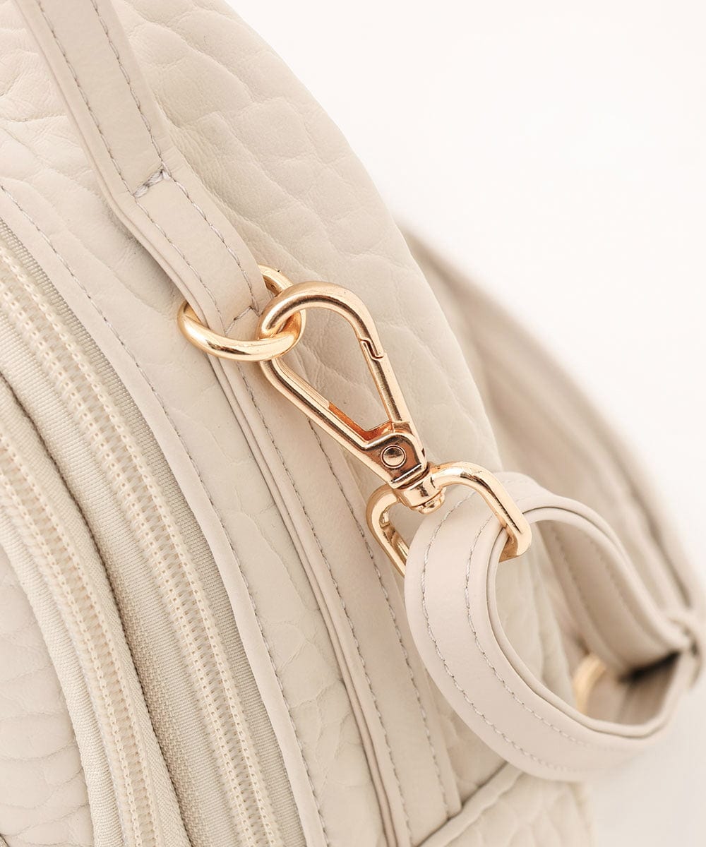 BPCLD94150 MK MICHEL KLEIN BAG(MK ミッシェルクラン バッグ) [3WAY/軽量]合成皮革ミニマムリュック アイボリー