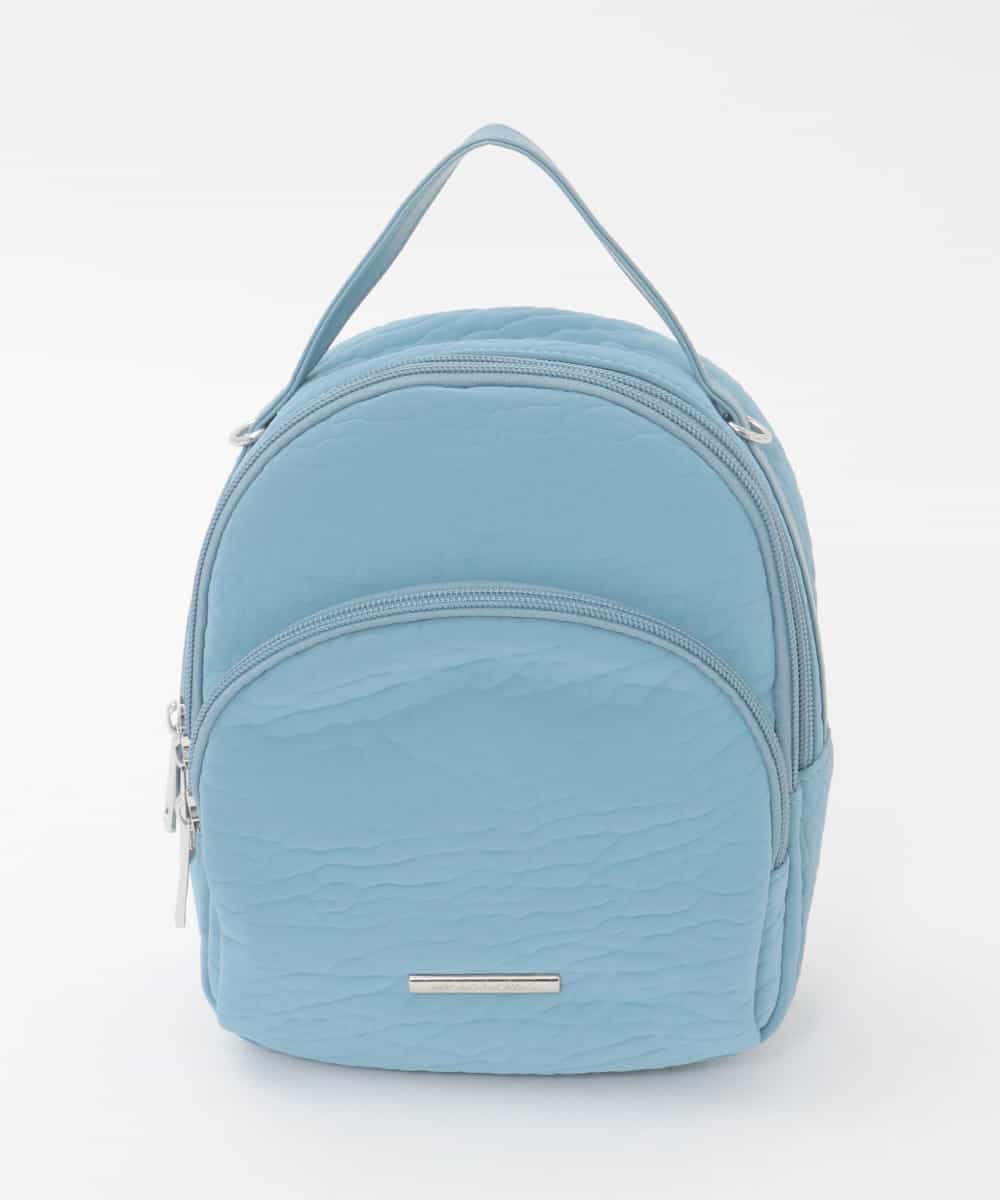 BPCLD94150 MK MICHEL KLEIN BAG(MK ミッシェルクラン バッグ) [3WAY/軽量]合成皮革ミニマムリュック ライトブルー