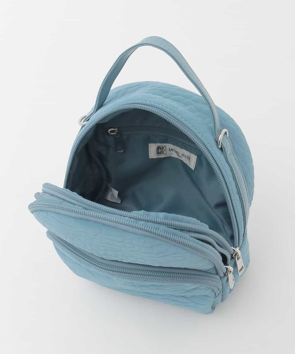 BPCLD94150 MK MICHEL KLEIN BAG(MK ミッシェルクラン バッグ) [3WAY/軽量]合成皮革ミニマムリュック ライトブルー