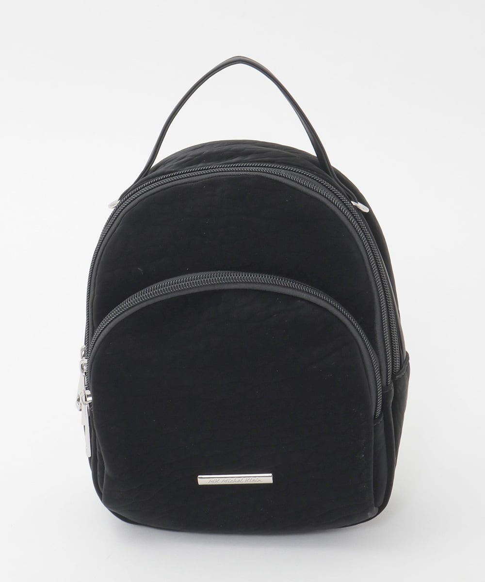BPCLD94150 MK MICHEL KLEIN BAG(MK ミッシェルクラン バッグ) [3WAY/軽量]合成皮革ミニマムリュック ブラック