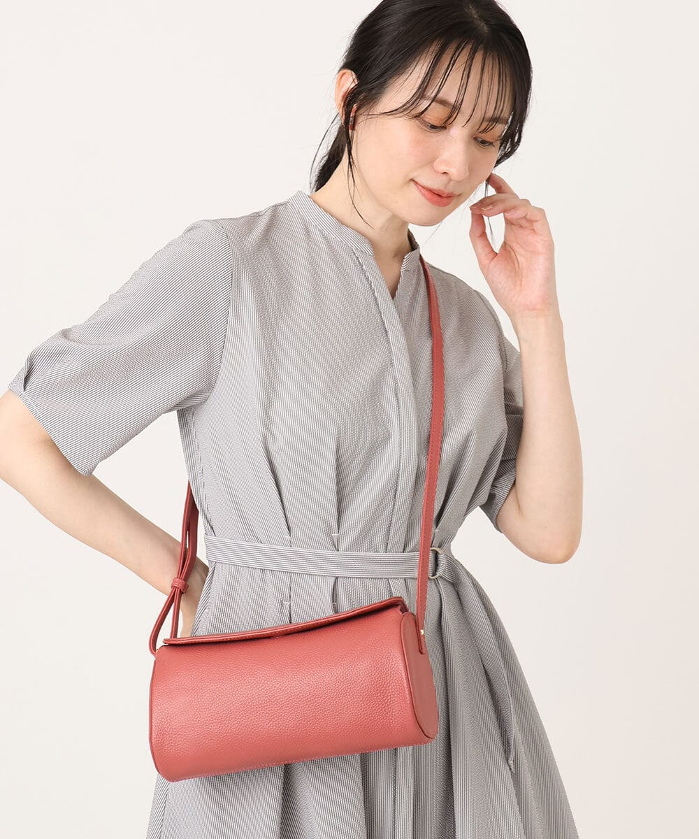 BPKGD30200 MK MICHEL KLEIN BAG(MK ミッシェルクラン バッグ) [300g以下の軽量]カウレザーシリンダーバッグ ピンク