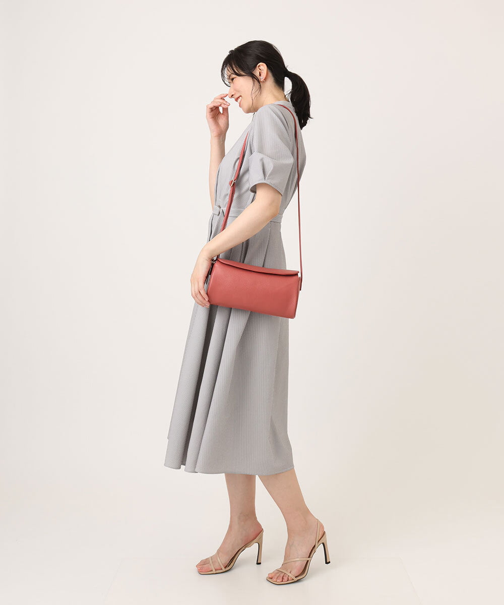 BPKGD30200 MK MICHEL KLEIN BAG(MK ミッシェルクラン バッグ) [300g以下の軽量]カウレザーシリンダーバッグ アイボリー