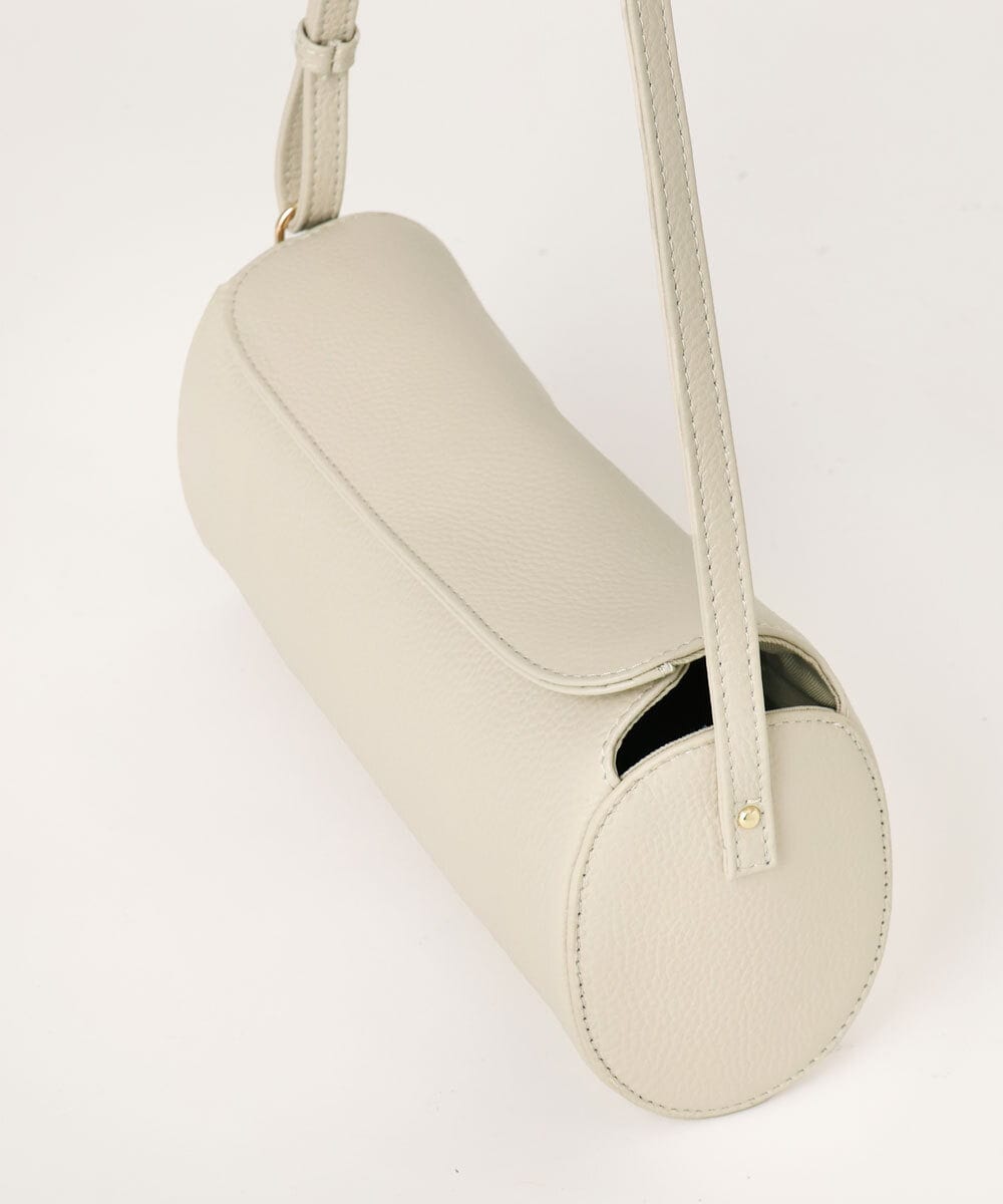 BPKGD30200 MK MICHEL KLEIN BAG(MK ミッシェルクラン バッグ) [300g以下の軽量]カウレザーシリンダーバッグ アイボリー