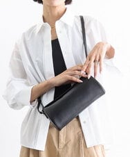 BPKGD30200 MK MICHEL KLEIN BAG(MK ミッシェルクラン バッグ) [300g以下の軽量]カウレザーシリンダーバッグ ブラック