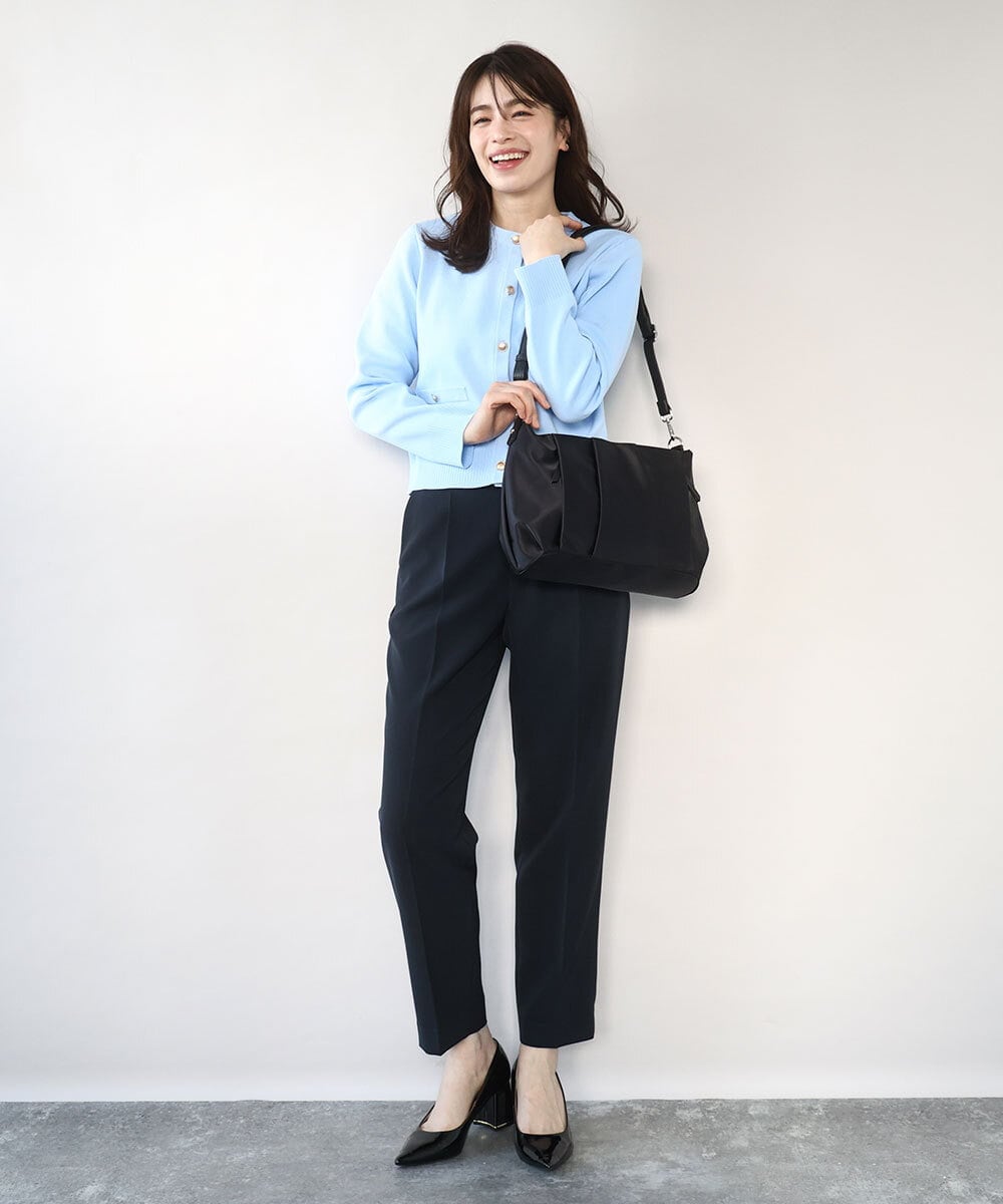 BPRAD11160 MK MICHEL KLEIN BAG(MK ミッシェルクラン バッグ) [2WAY/500g以下の軽量]タックデザインワンショルダーバッグ ピンク