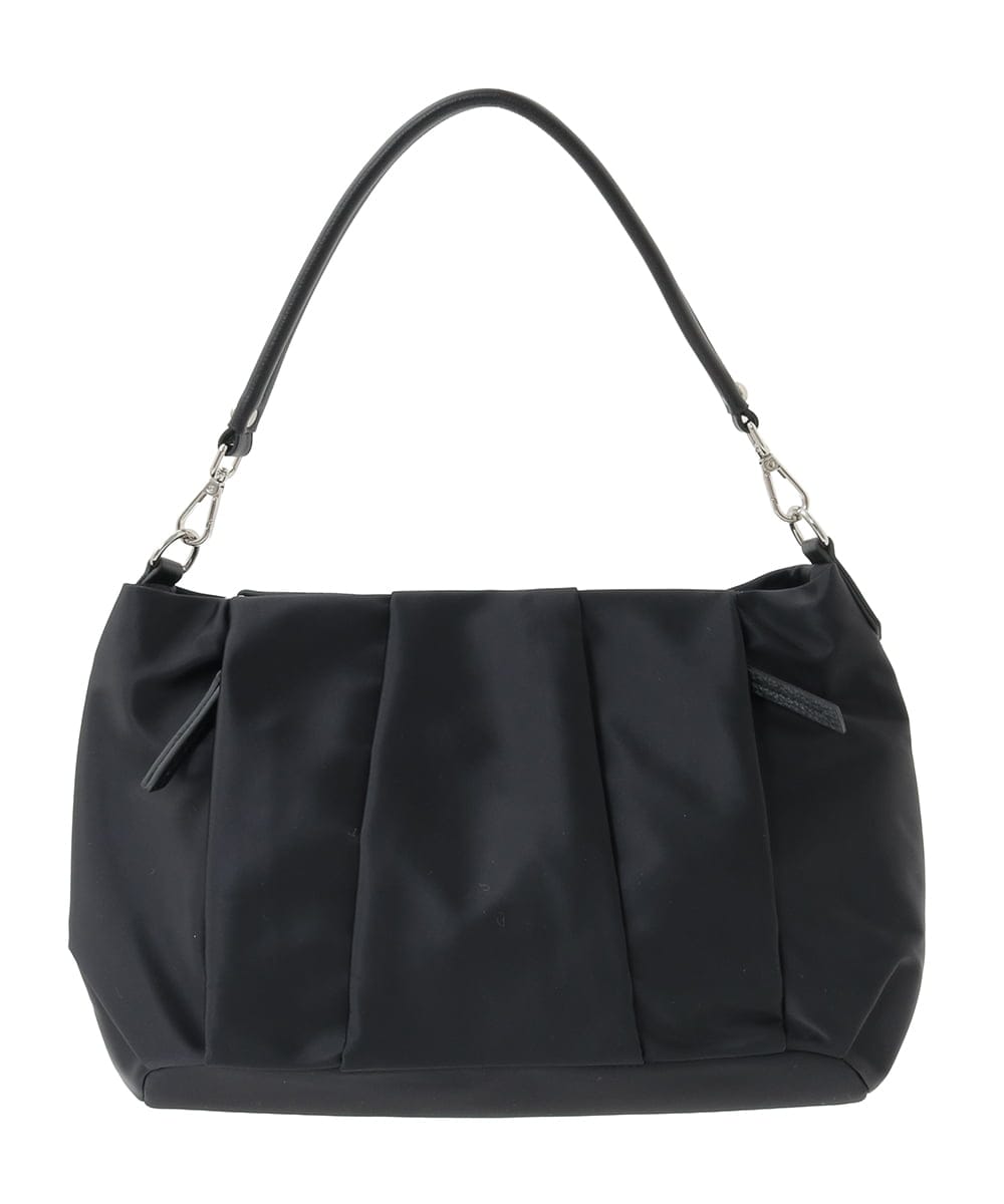 BPRAD11160 MK MICHEL KLEIN BAG(MK ミッシェルクラン バッグ) [2WAY/500g以下の軽量]タックデザインワンショルダーバッグ ピンク
