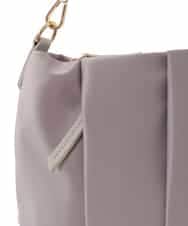 BPRAD11160 MK MICHEL KLEIN BAG(MK ミッシェルクラン バッグ) [2WAY/500g以下の軽量]タックデザインワンショルダーバッグ ピンク
