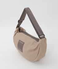 BPRAG01130 MK MICHEL KLEIN BAG(MK ミッシェルクラン バッグ) [300g以下の軽量]タグアクセントラメボディバッグ ベージュ