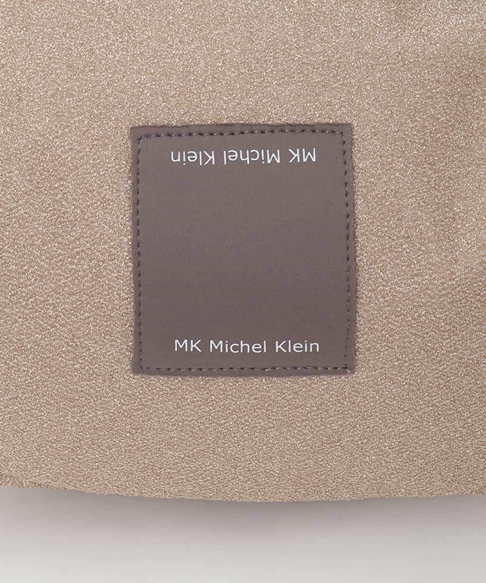 BPRAG01130 MK MICHEL KLEIN BAG(MK ミッシェルクラン バッグ) [300g以下の軽量]タグアクセントラメボディバッグ ベージュ