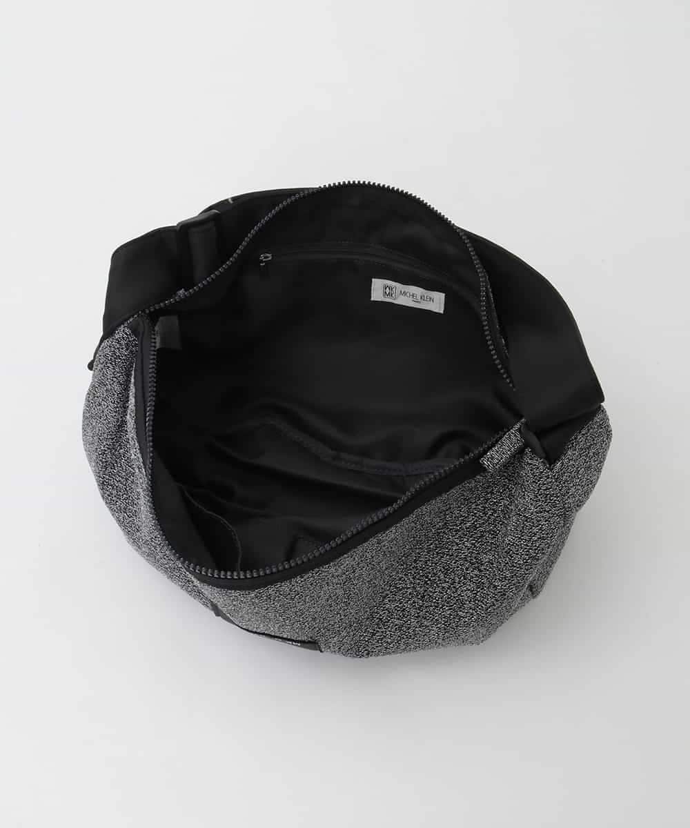 BPRAG01130 MK MICHEL KLEIN BAG(MK ミッシェルクラン バッグ) [300g以下の軽量]タグアクセントラメボディバッグ ベージュ