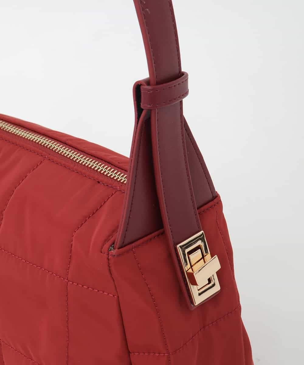 BPRAG04150 MK MICHEL KLEIN BAG(MK ミッシェルクラン バッグ) [軽量]アジャスターハンドルキルティングバッグ レッド
