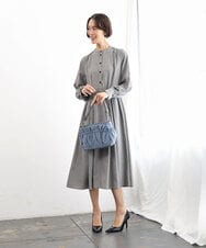 BPRAG95150 MK MICHEL KLEIN BAG(MK ミッシェルクラン バッグ) [2WAY]フリルギャザーコンパクトショルダーバッグ ライトブルー