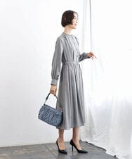 BPRAG95150 MK MICHEL KLEIN BAG(MK ミッシェルクラン バッグ) [2WAY]フリルギャザーコンパクトショルダーバッグ ライトブルー