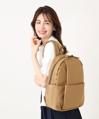 BPREA21170 MK MICHEL KLEIN BAG [撥水加工]タックデザインマルチポケットリュック
