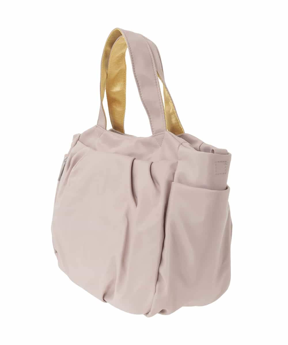 BPRGD31150 MK MICHEL KLEIN BAG(MK ミッシェルクラン バッグ) [2WAY/撥水]多機能ポケットタックデザイントートバッグ ベージュ