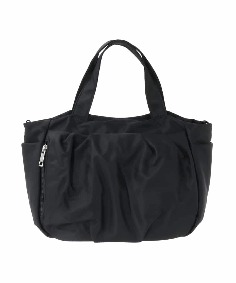 BPRGD31150 MK MICHEL KLEIN BAG(MK ミッシェルクラン バッグ) [2WAY/撥水]多機能ポケットタックデザイントートバッグ ブラック