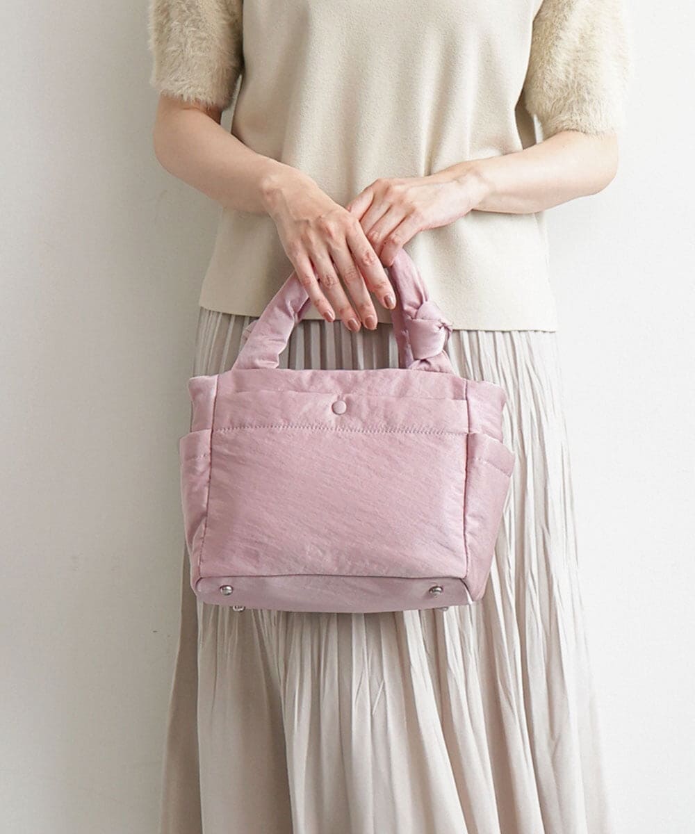 BPRJD52150 MK MICHEL KLEIN BAG(MK ミッシェルクラン バッグ) [2WAY/軽量]デザインコンパクトナイロンバッグ ピンク