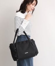 BPRJD87170 MK MICHEL KLEIN BAG(MK ミッシェルクラン バッグ) [2WAY/撥水/A4収納可]牛革ジョイントデザイントートバッグ ブラック