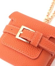 BPSGD43070 MK MICHEL KLEIN BAG(MK ミッシェルクラン バッグ) ミニバッグレザーチャーム オレンジ