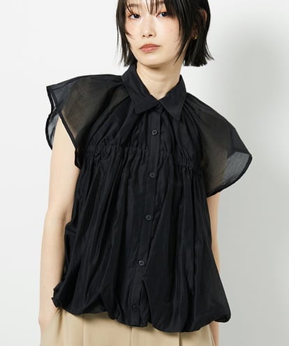 CTBID03054  シアーバルーンシャーリングシャツ