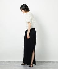CTBID05060 TONEA(トネア) シャーリングブラウス ホワイト