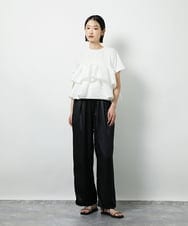 CTKID03063 TONEA(トネア) ティアードフリルTシャツ ブラック