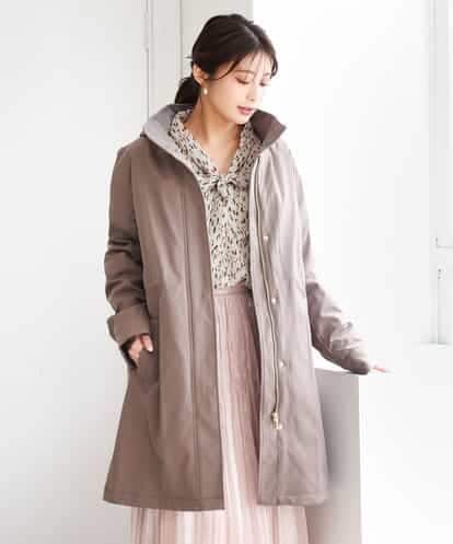 F1VAG42380 MK MICHEL KLEIN(小さいサイズ) 【小さいサイズ】[撥水/リサイクルダウン]ダウンライナー付きフーデットコート