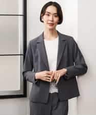 F6BAG04190 MICHEL KLEIN(小さいサイズ)(メゾン ドゥ サンク) 【小さいサイズ】フロントレースブラウス ベージュ