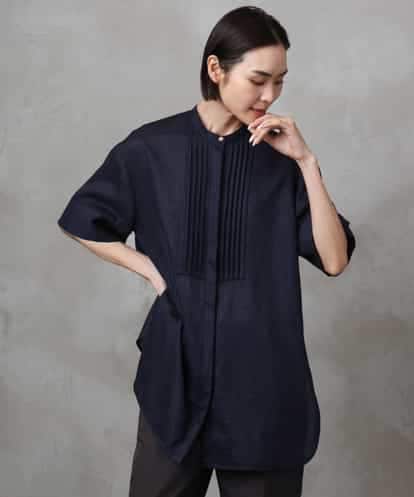 F6BHA05230 MICHEL KLEIN(小さいサイズ) [小さいサイズ]シアーチュニックブラウス