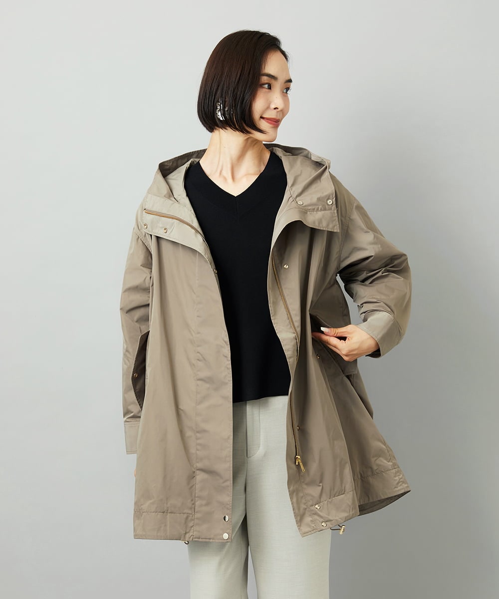 F6FAD23210 MICHEL KLEIN(小さいサイズ)(メゾン ドゥ サンク) [小さいサイズ]Vネックニット ライトブルー